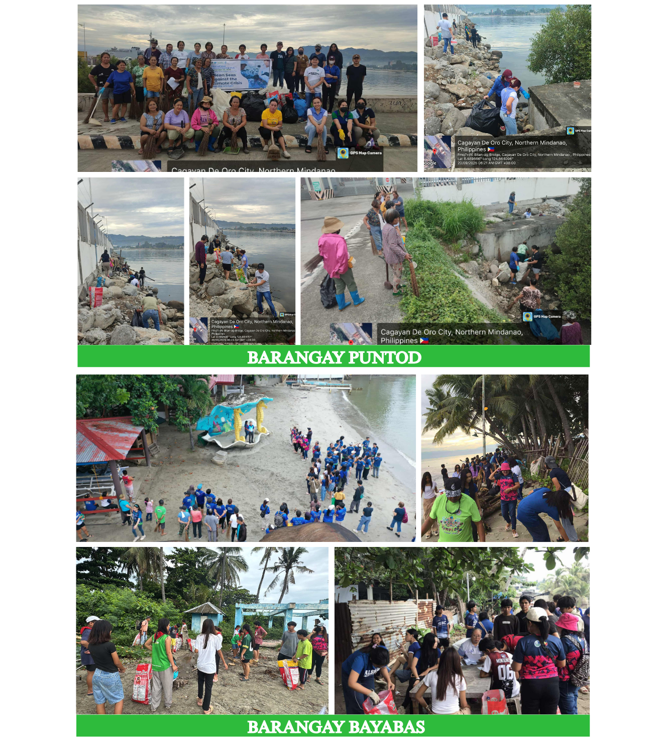 Cleanup Photos Puntod and Bayabas