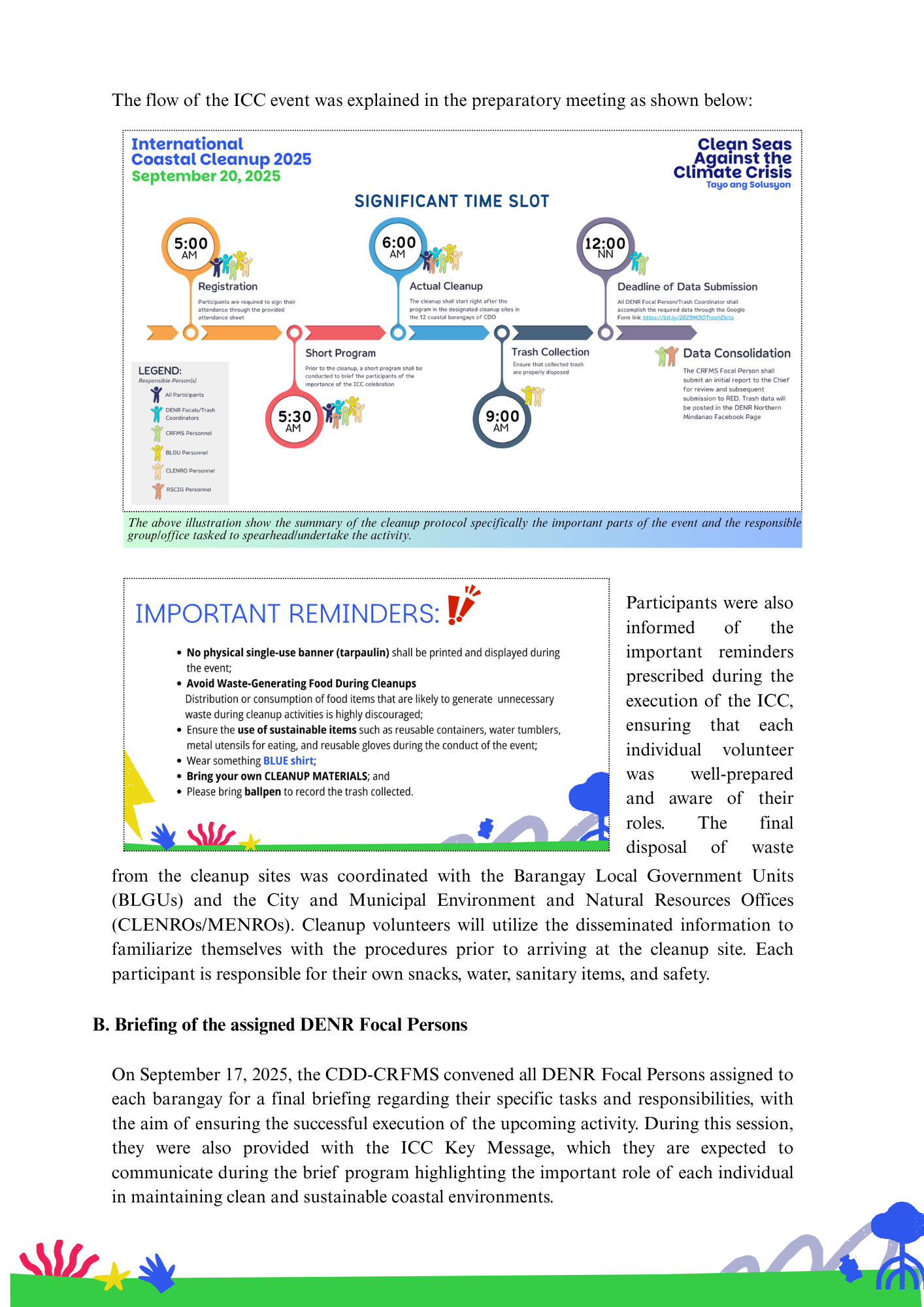 Cleanup Protocol and Flow